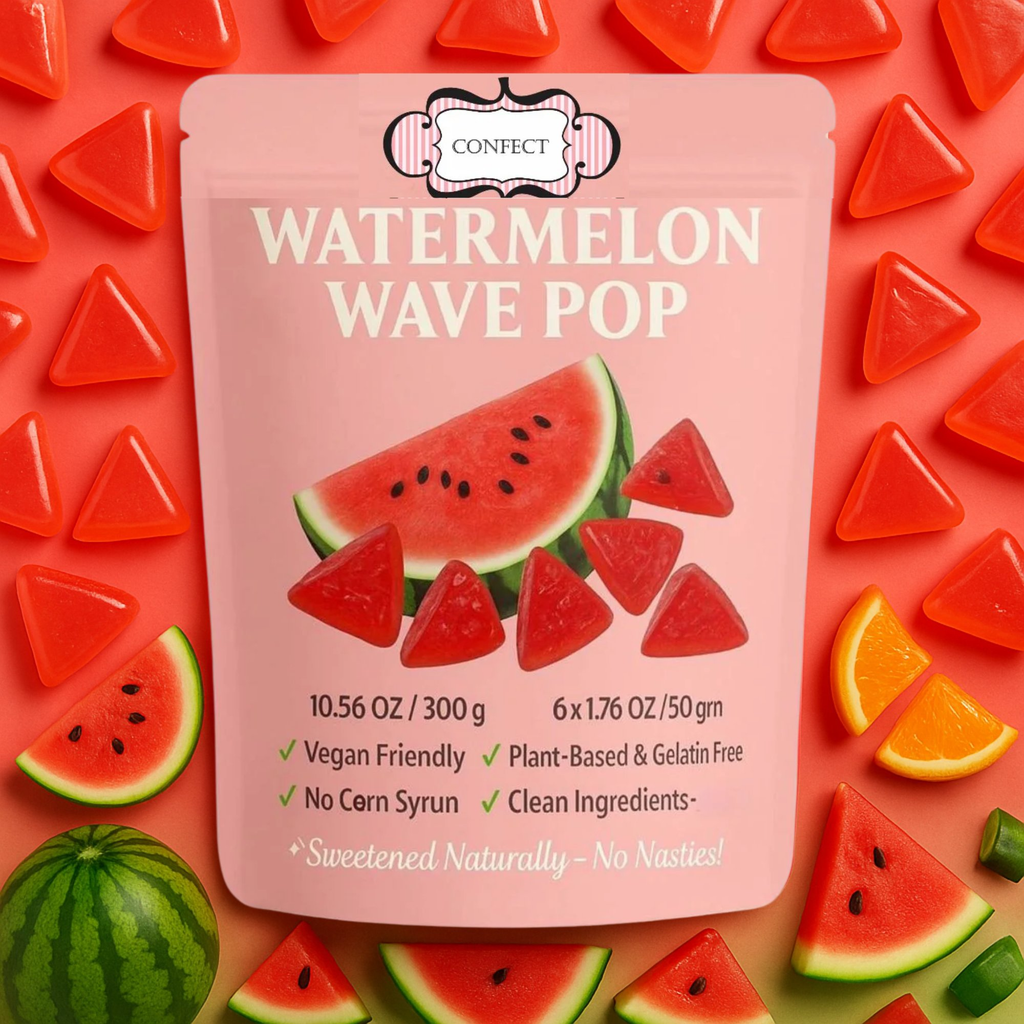 Confect Watermelon Wave Pop Gummies | Grocsy