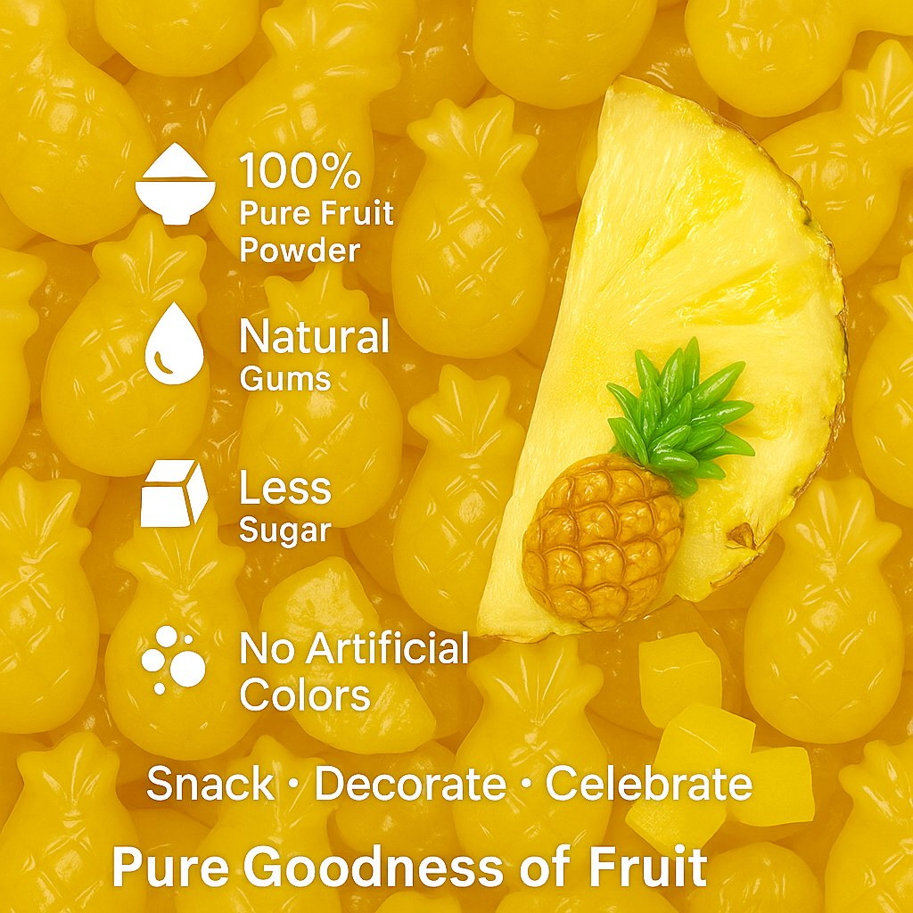 Confect Pineapple Power Pop Gummies | Grocsy