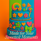 Confect Multipack of Fluorescent Orange, Lime green, electric blue and Neon Pink Sugarpaste 08 | Grocsy