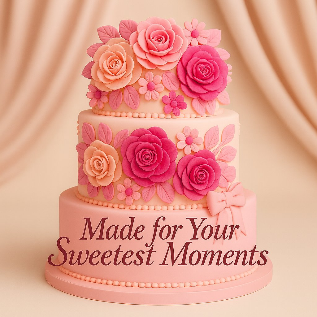 Confect Multipack of Blush Pink, Peach, Neon Pink and Fuchsia Pink Sugarpaste 21 | Grocsy