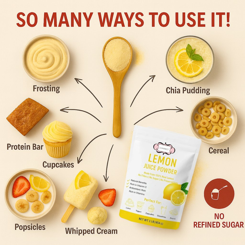 Confect Lemon Juice Powder | Grocsy