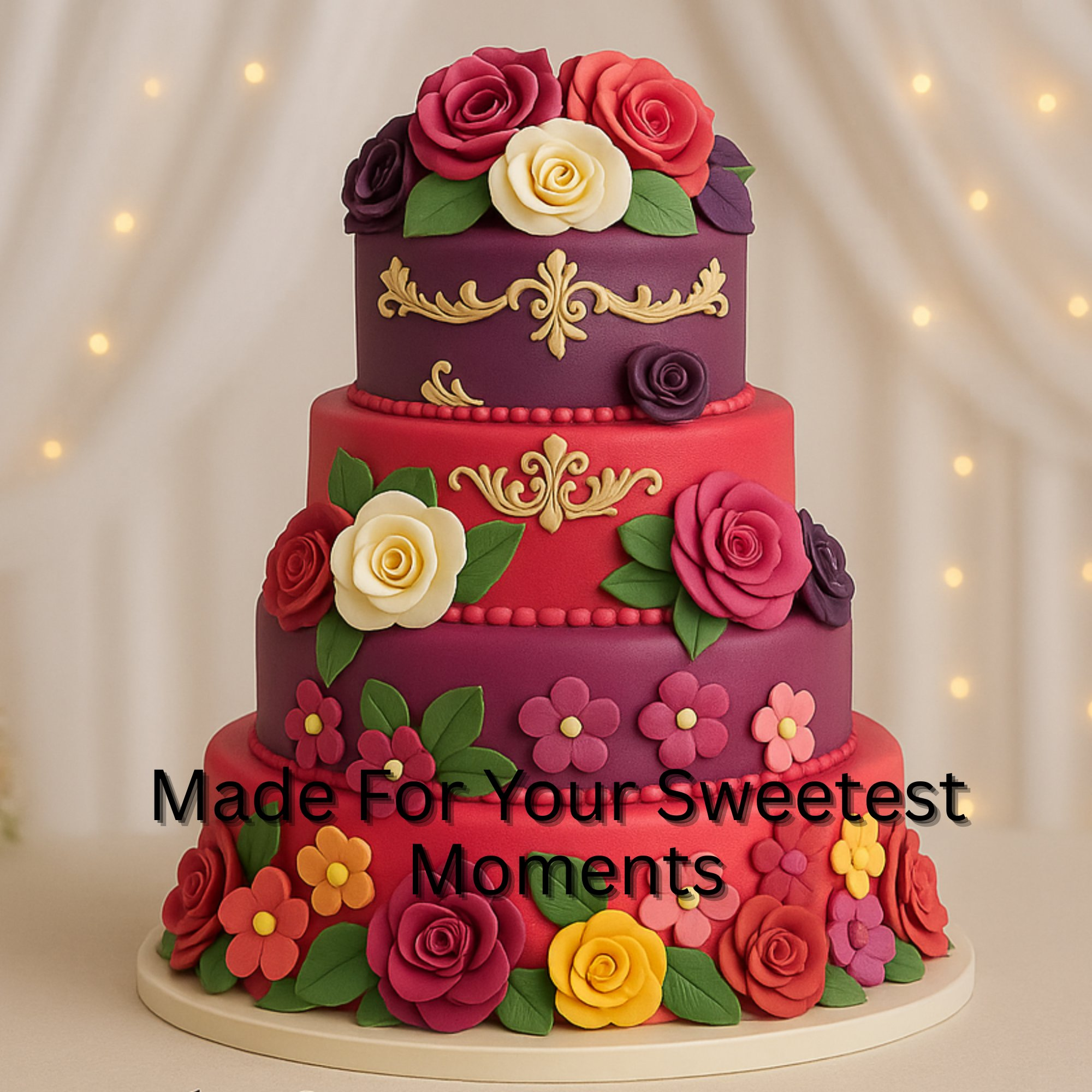 Confect Multipack of Melon Pink, Purple, Fuschia Pink and Old rose Sugarpaste 06 | Grocsy