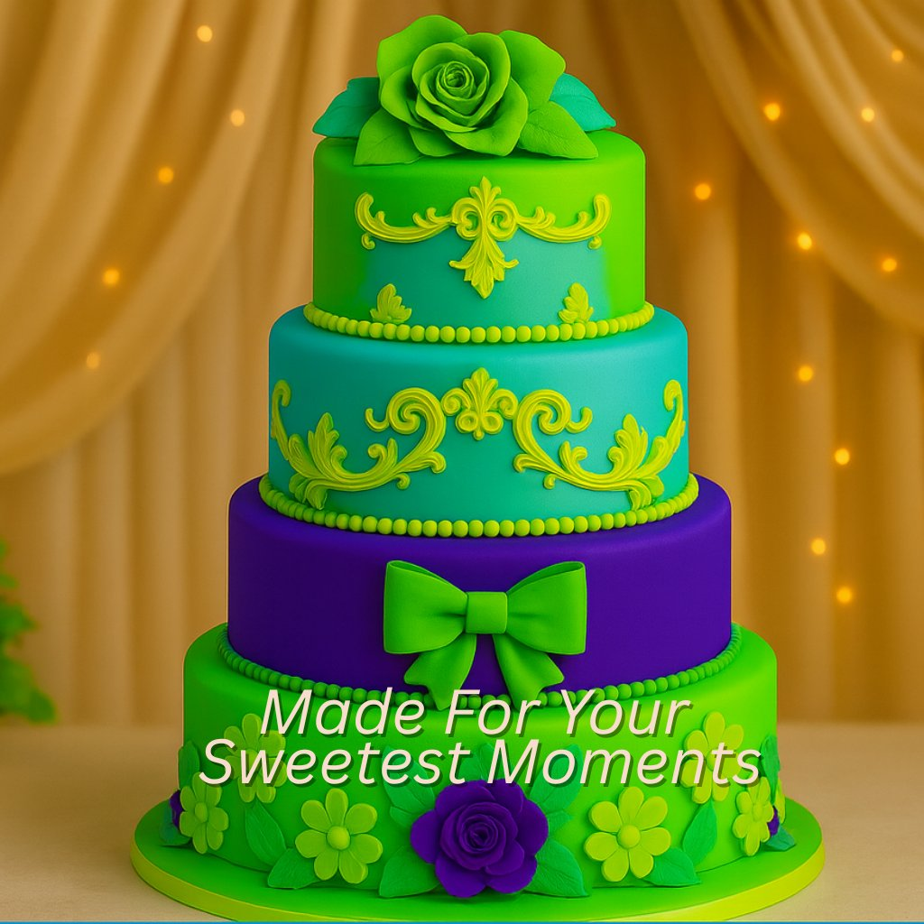 Confect Multipack of Neon Green, Electric Blue, Electric Purple and Lime Green Sugarpaste 03 | Grocsy