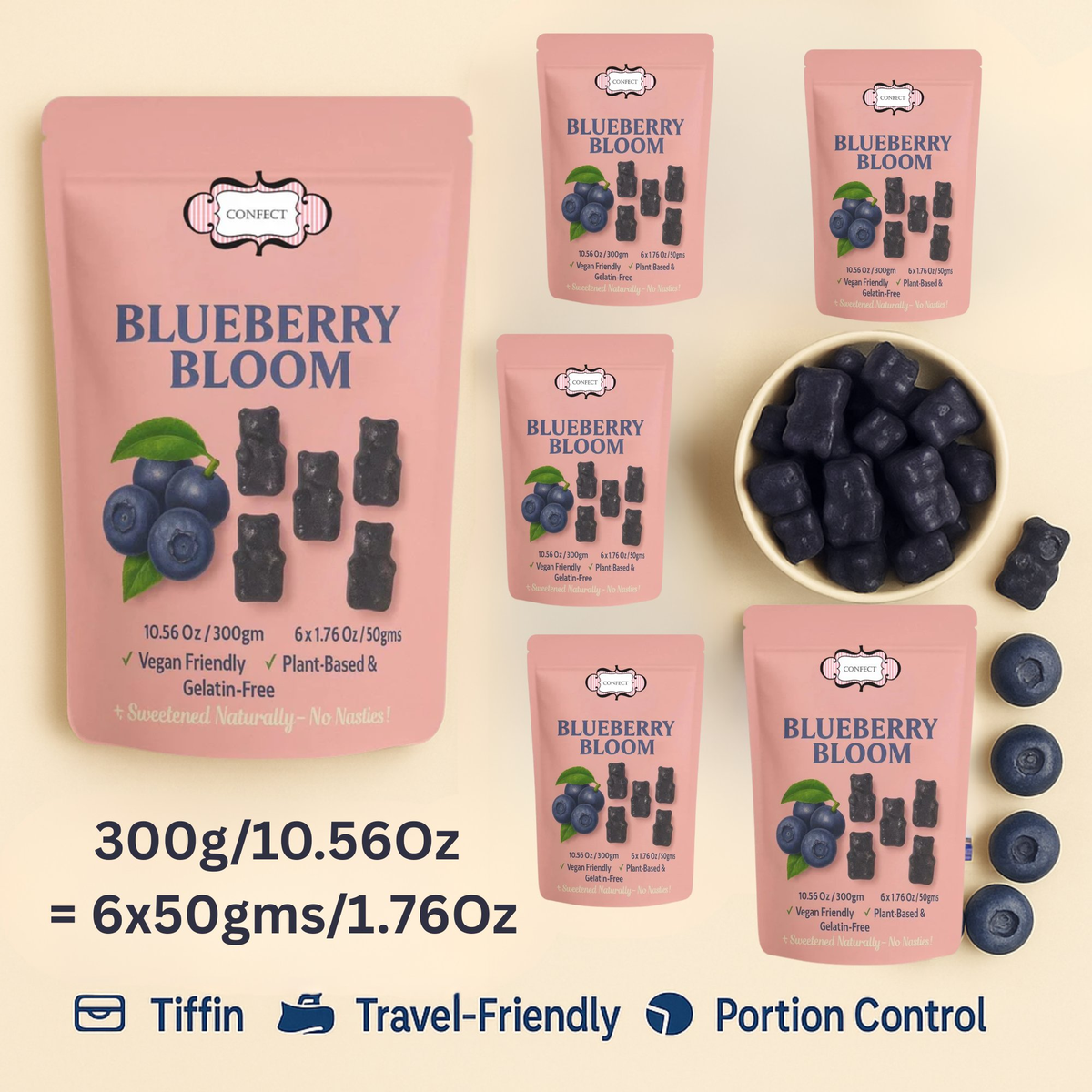 Confect Blueberry Bloom Gummies | Grocsy