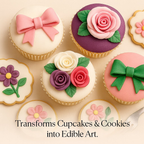 Confect Multipack of White, Hot pink, purple and Emerald green Sugarpaste 17 | Grocsy