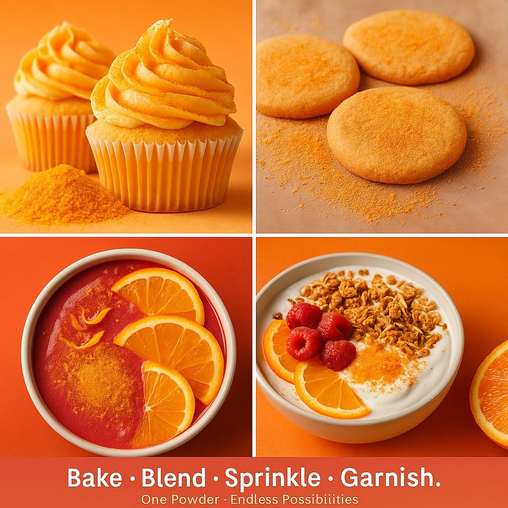 Confect Orange Fruit Powder | Grocsy