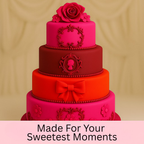 Confect Multipack of Magenta, Burgundy, Red and Neon Pink Sugarpaste 30 | Grocsy