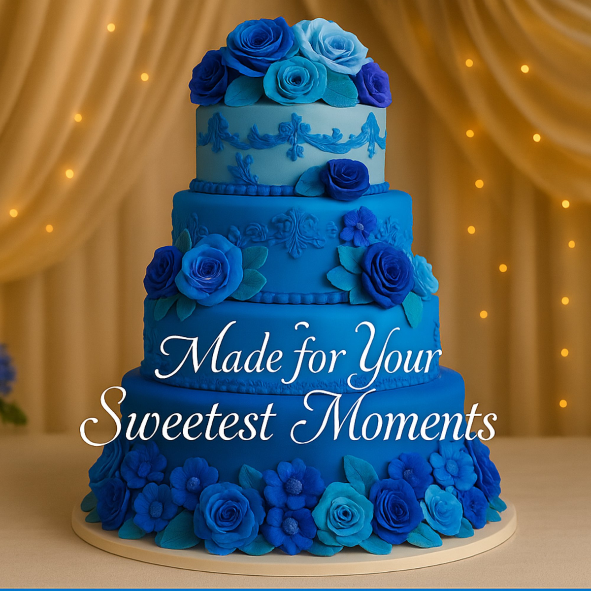 Confect Multipack of Navy Blue, Royal Blue, Electric Purple and Sky Blue Sugarpaste 10 | Grocsy