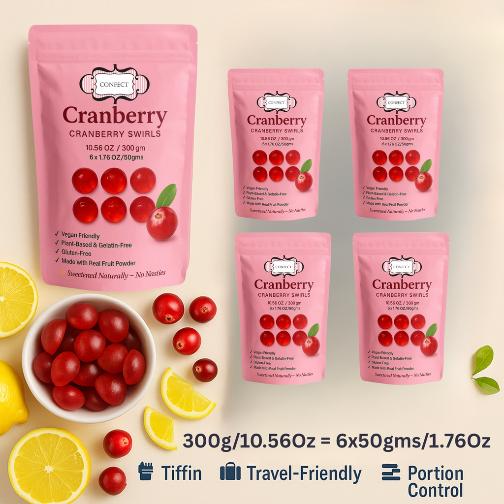 Confect Cranberry Swirls Gummies | Grocsy