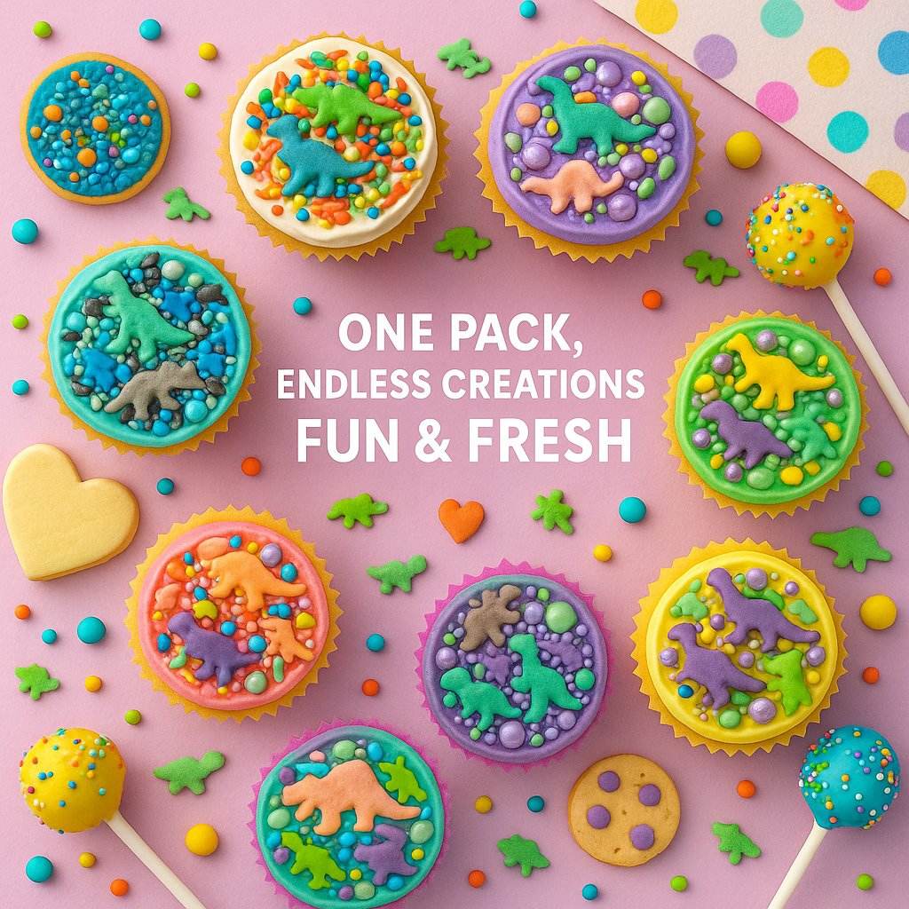 Confect Dino Sprinkles Multipack  09 | Grocsy