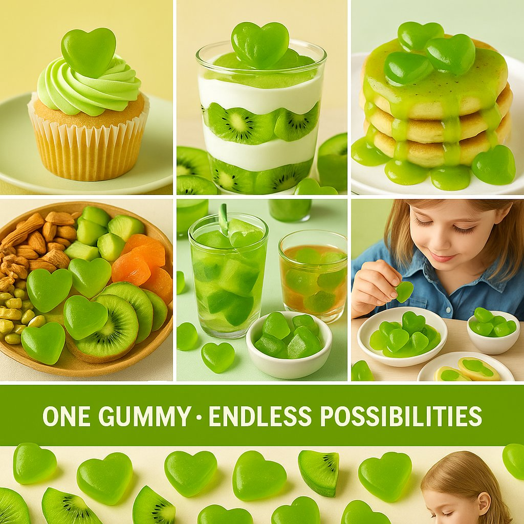 Confect Kiwi Sunburst Chews Gummies | Grocsy