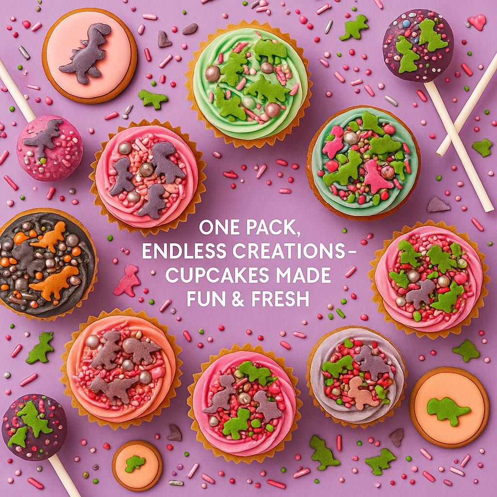 Confect Dino Sprinkles Multipack  04 | Grocsy