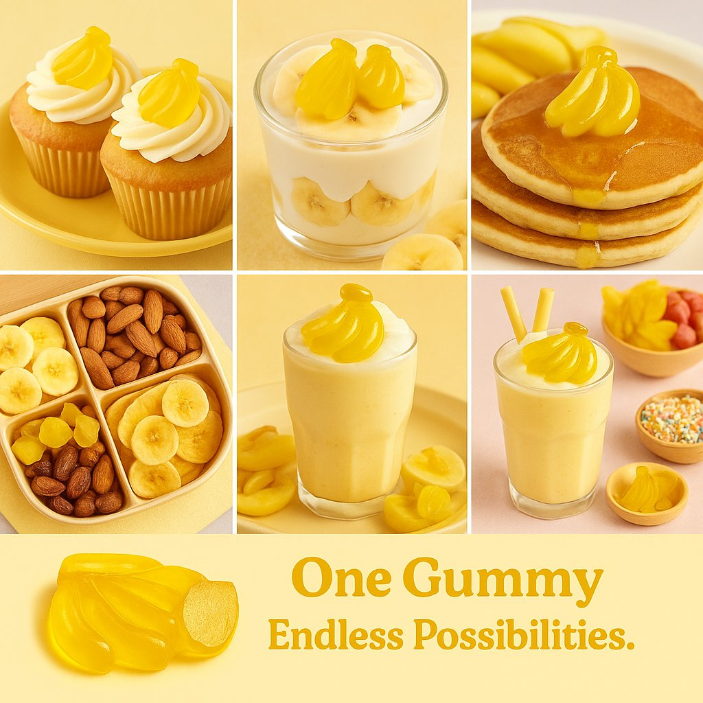 Confect Banana Bliss Gummies | Grocsy
