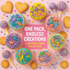 Confect Dino Sprinkles Multipack  07 | Grocsy