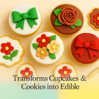 Confect Multipack of White, Emerald Green, Brown and Red Sugarpaste 19 | Grocsy