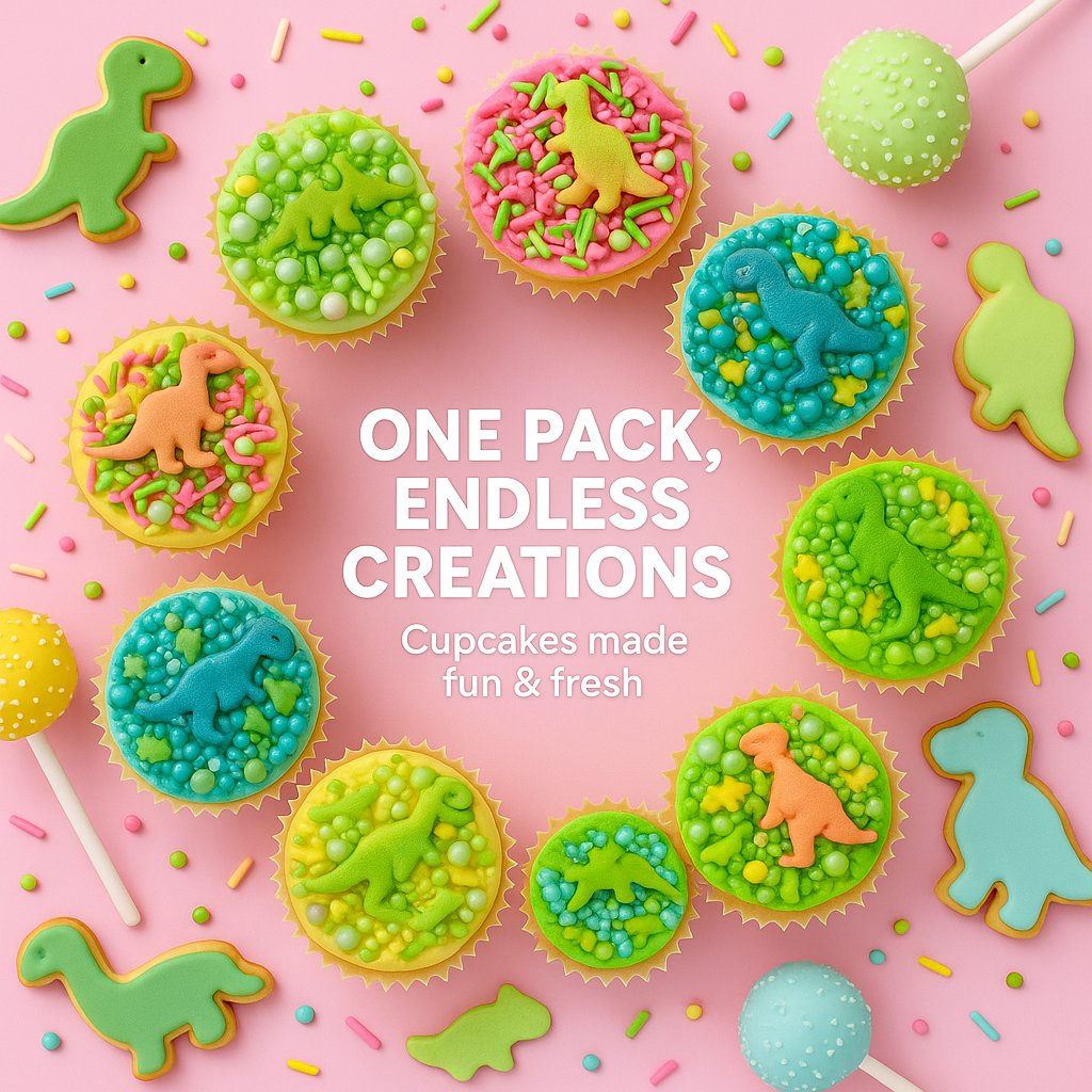 Confect Dino Sprinkles Multipack  05 | Grocsy