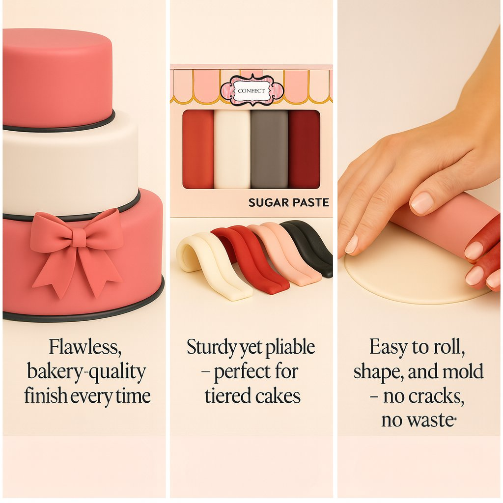 Confect Multipack of Blush Pink, White, Red and Black 28 | Grocsy