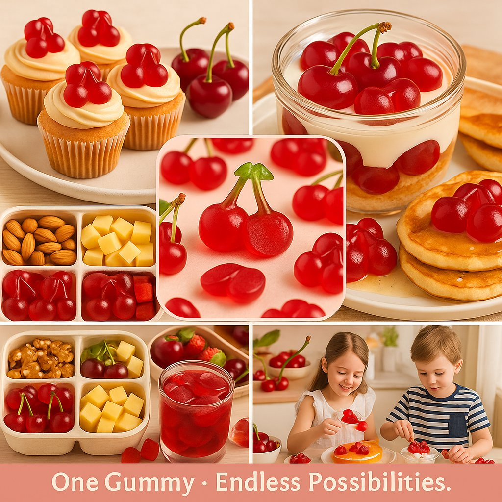 Confect Cherry Splash Sours Gummies | Grocsy