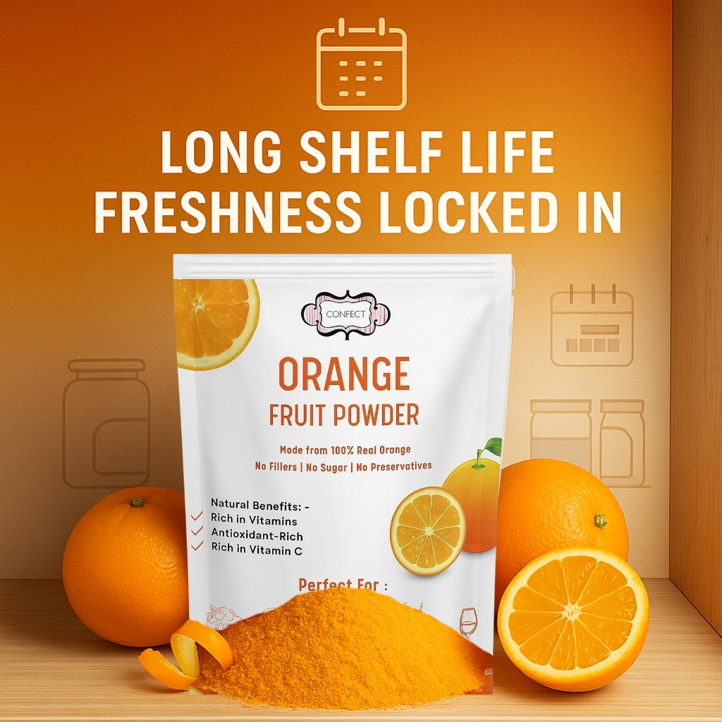 Confect Orange Fruit Powder | Grocsy