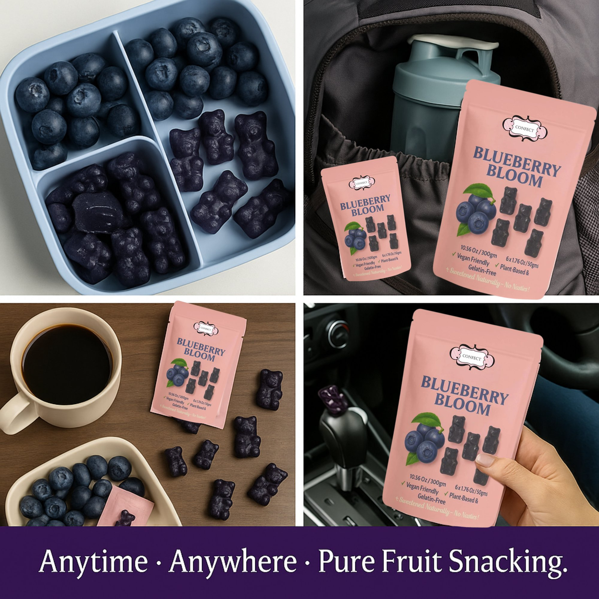 Confect Blueberry Bloom Gummies | Grocsy