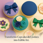 Confect Multipack of Lavender, Navy Blue, Teal and Skin Sugarpaste 15 | Grocsy