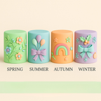 Confect Multipack of Mint green, Baby Blue, Lavender and Peach Sugarpaste 09 | Grocsy