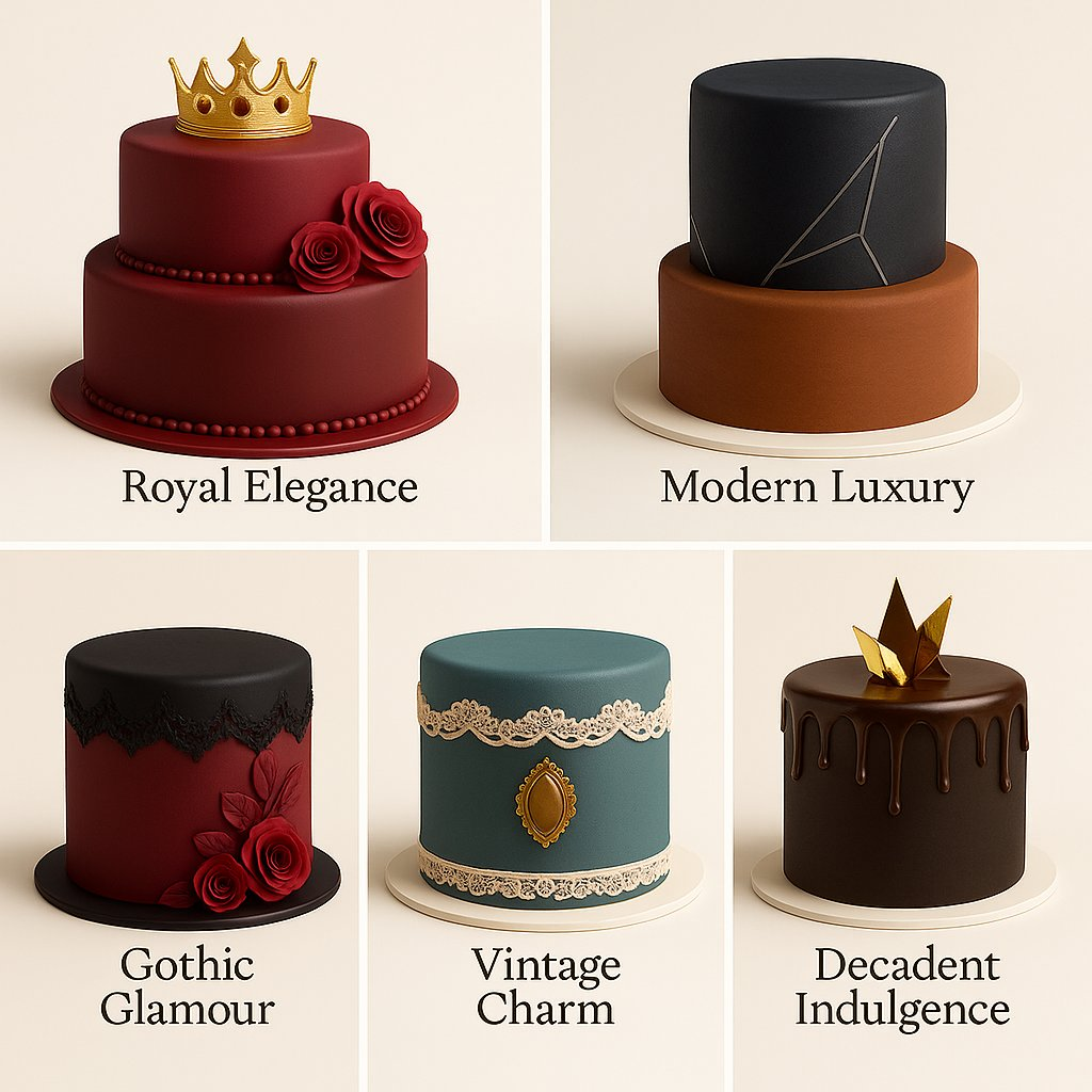 Confect Multipack of Royal Blue, Brown, Black and Red Sugarpaste 20 | Grocsy
