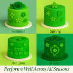 Confect Multipack of Pea green, Lime Green, Neon Green and Emerald Green Sugarpaste 07 | Grocsy