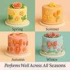 Confect Multipack of Lemon Yellow, Peach, Old rose and Baby Blue Sugarpaste 02 | Grocsy