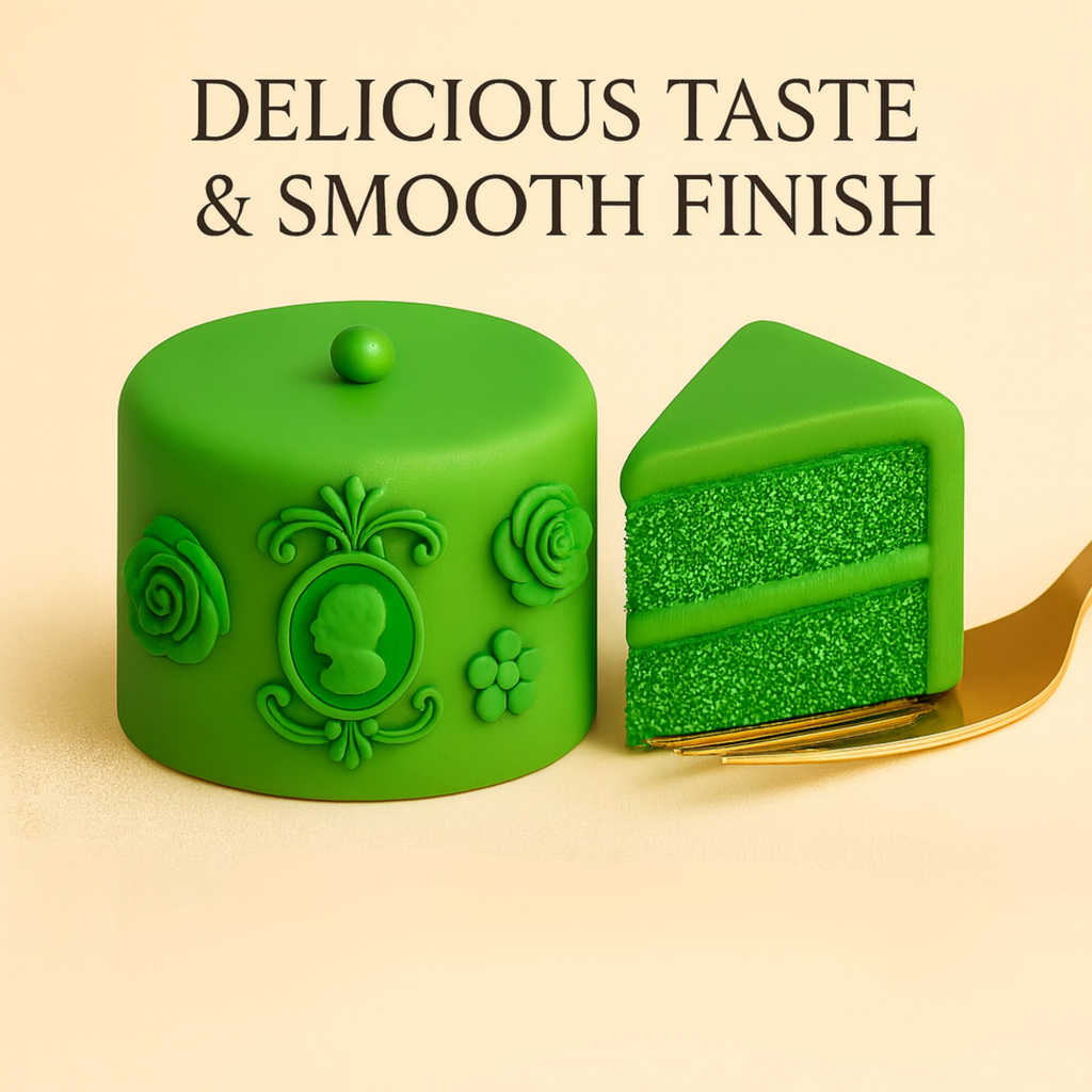 Confect Multipack of Pea green, Lime Green, Neon Green and Emerald Green Sugarpaste 07 | Grocsy
