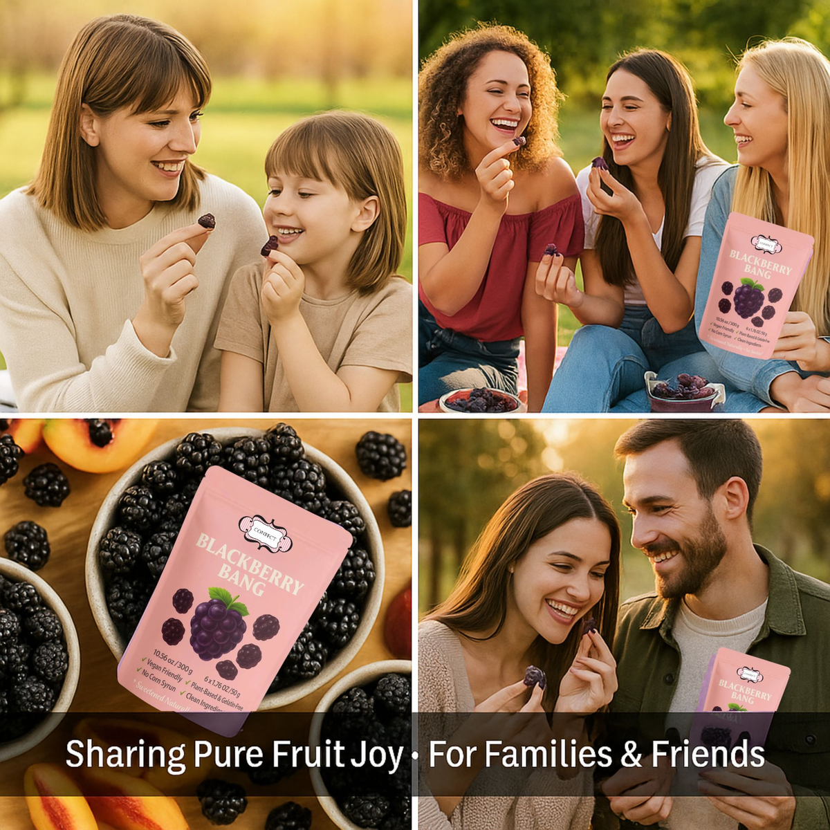 Confect Blackberry Bang Gummies | Grocsy