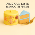 Confect Multipack of Lemon Yellow, Peach, Old rose and Baby Blue Sugarpaste 02 | Grocsy