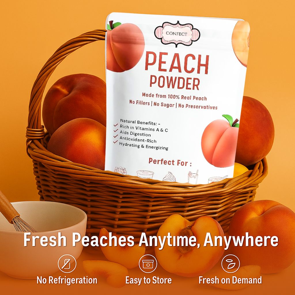 Confect Peach Fruit Powder | Grocsy