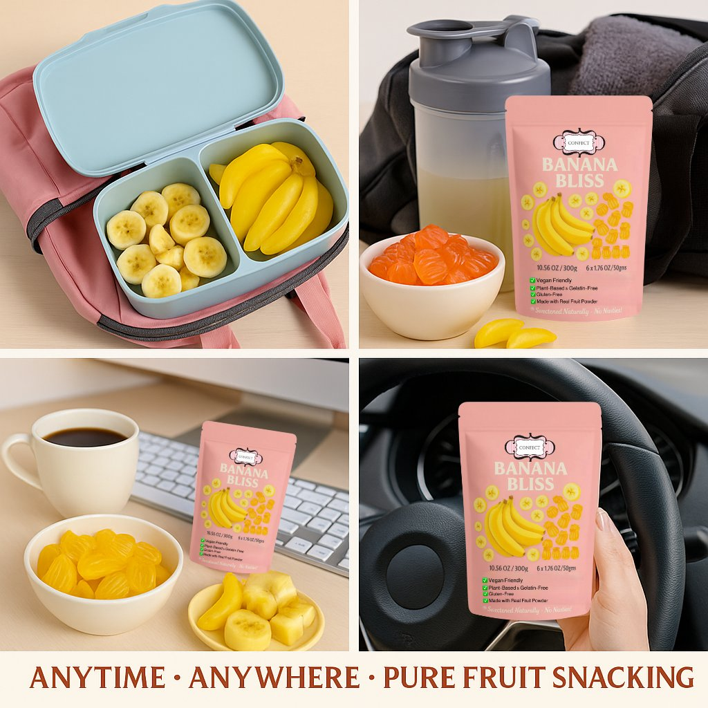 Confect Banana Bliss Gummies | Grocsy