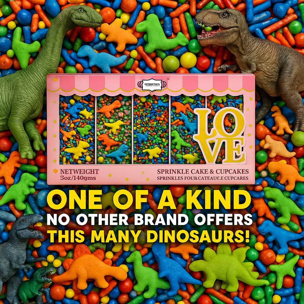 Confect Dino Sprinkles Multipack  08 | Grocsy