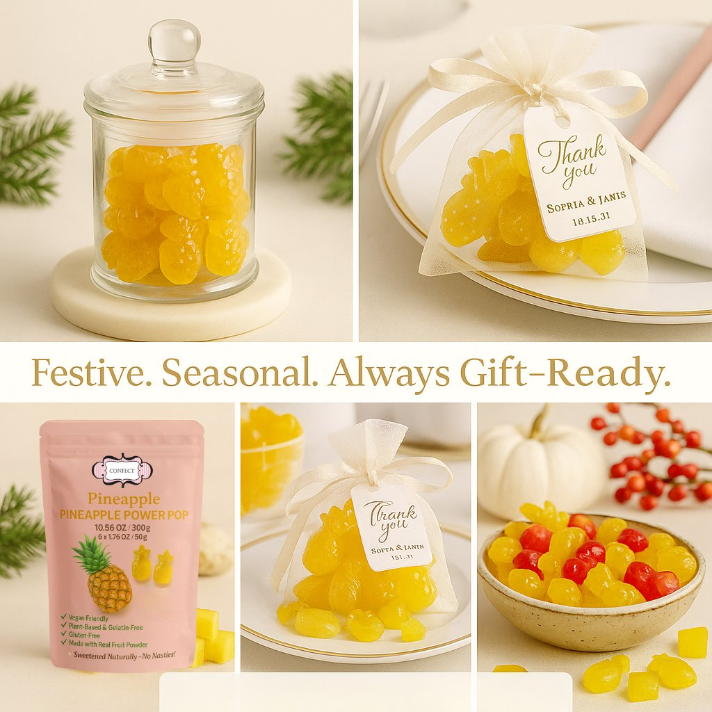 Confect Pineapple Power Pop Gummies | Grocsy