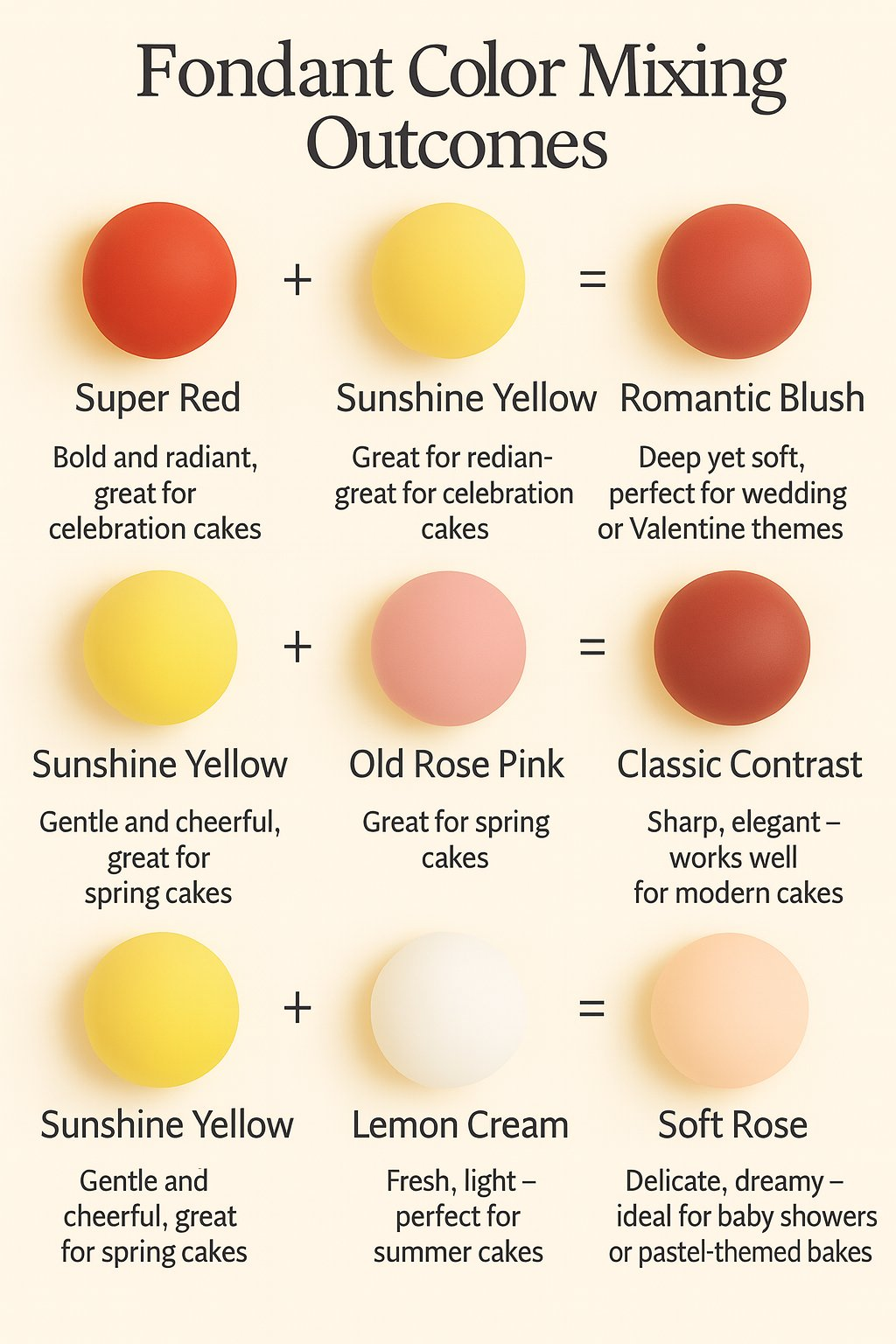 Confect Multipack of Red, yellow, old rose and White Sugarpaste 12 | Grocsy