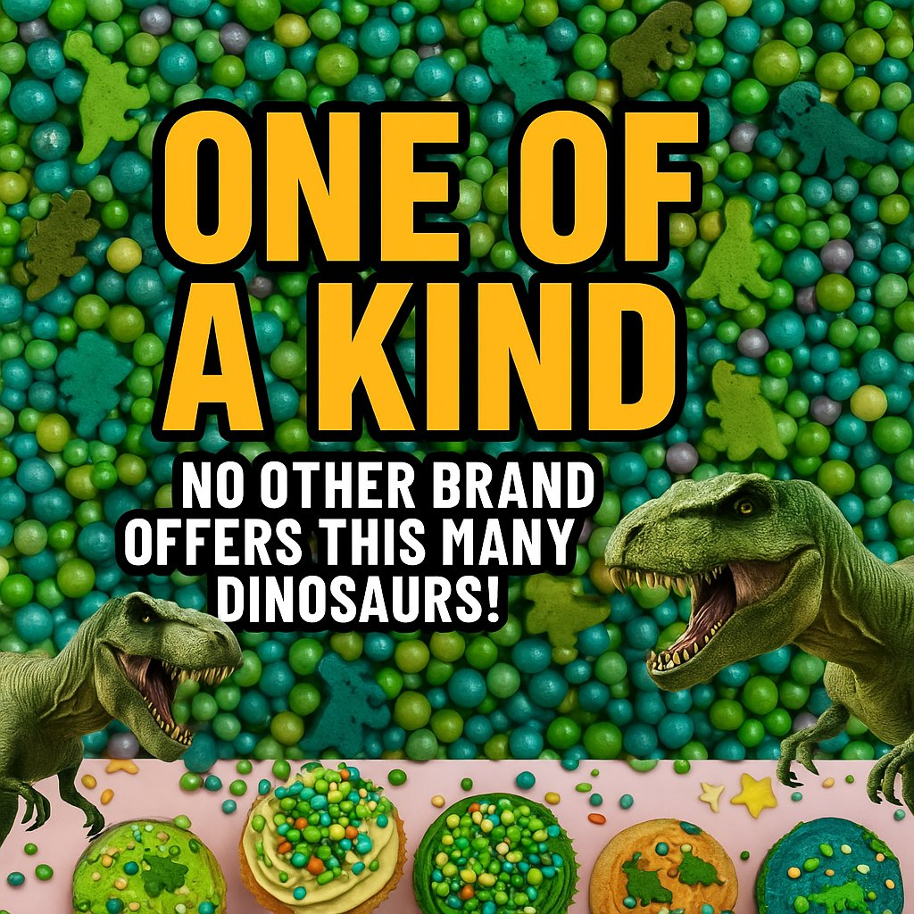 Confect Dino Sprinkles Multipack  03 | Grocsy