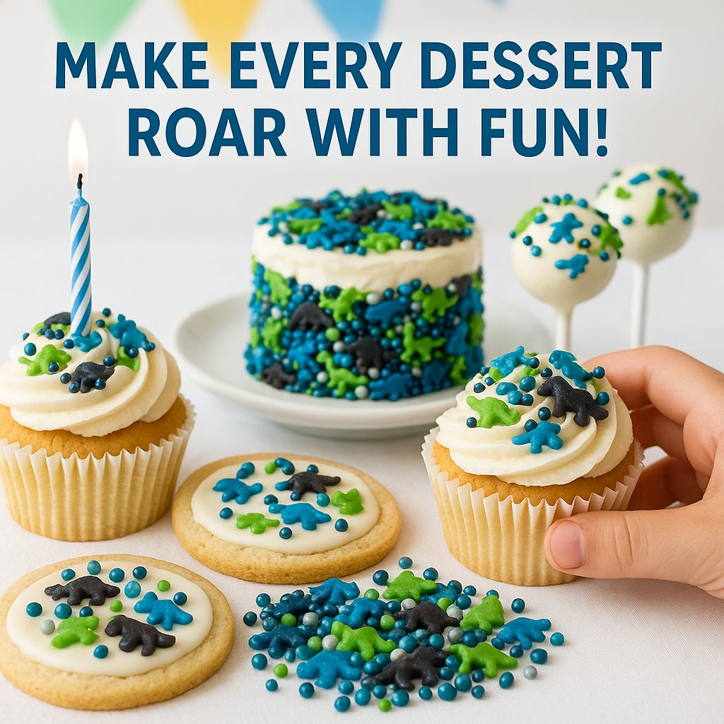 Confect Dino Sprinkles for Decorations 07 | Grocsy