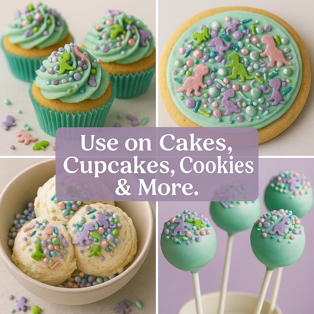 Confect Dino Sprinkles for Decorations 02 | Grocsy