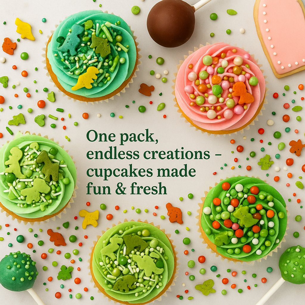 Confect Dino Sprinkles Multipack  01 | Grocsy