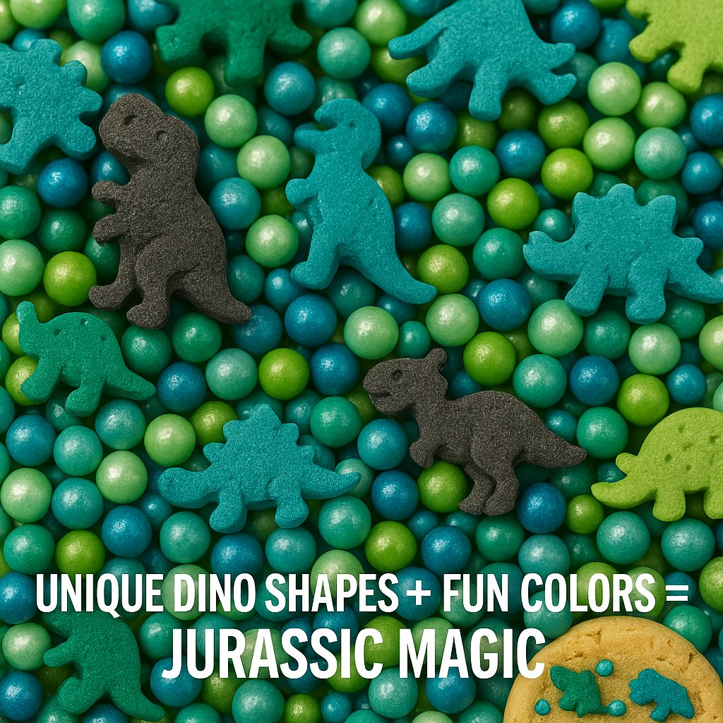 Confect Dino Sprinkles for Decorations 03 | Grocsy