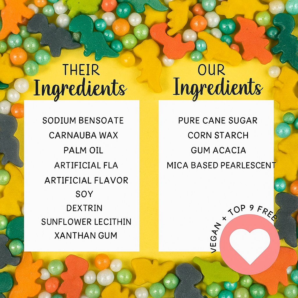 Confect Dino Sprinkles for Decorations 12 | Grocsy