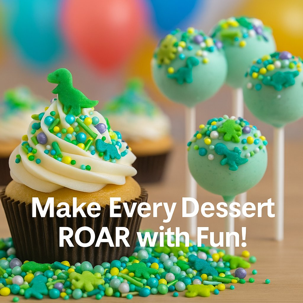 Confect Dino Sprinkles for Decorations 06 | Grocsy