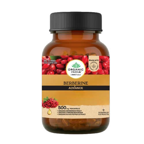 Organic India Berberine Advance Capsules | Grocsy