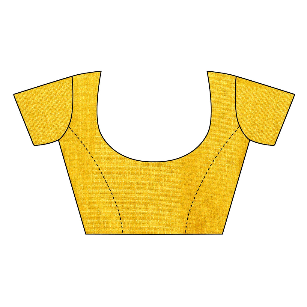 Vamika Mustard Weaving Banarasi Jacquard Saree | Grocsy