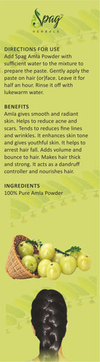 Spag Herbals Premium Amla Powder | Grocsy