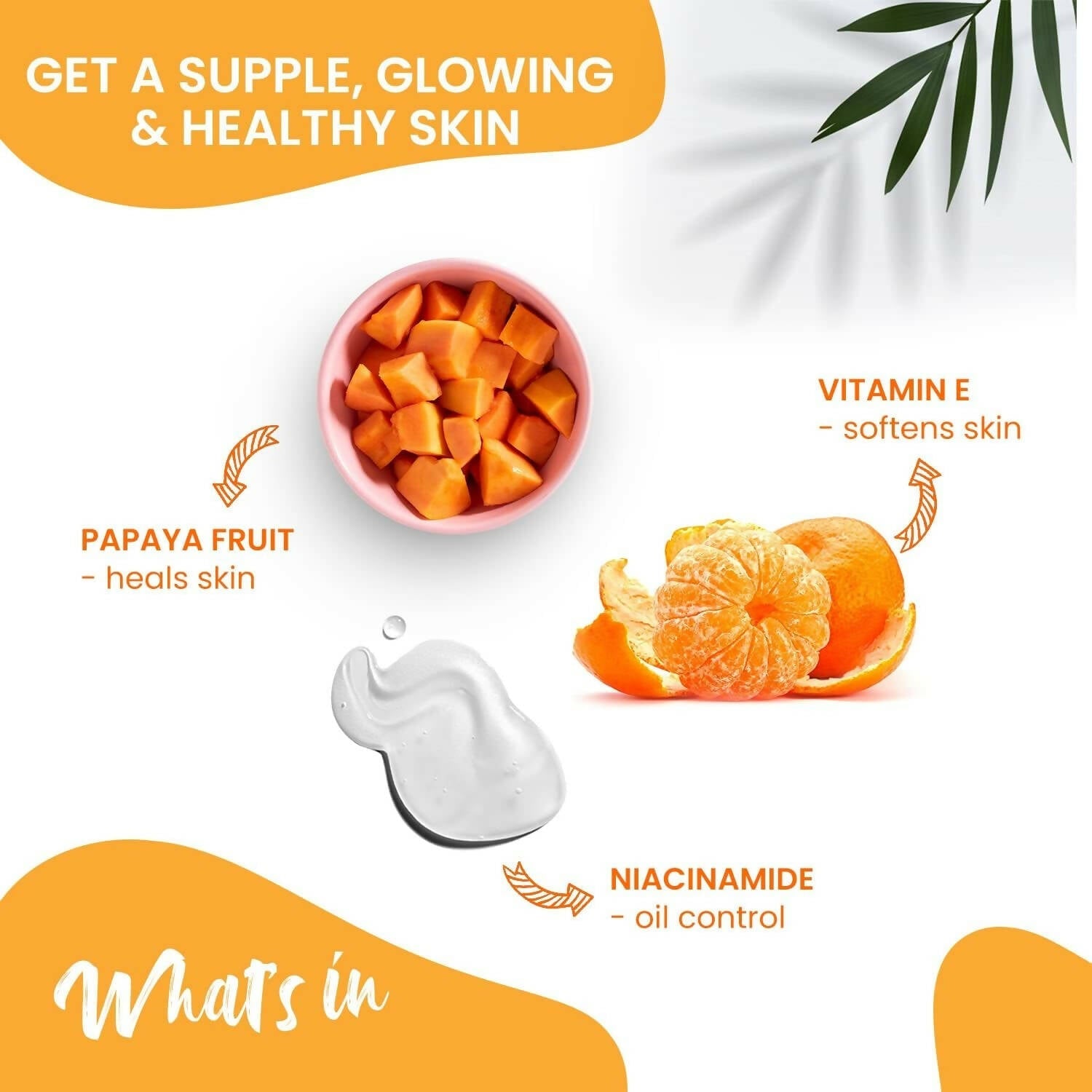 NutriGlow NATURAL'S Advanced Pro Formula Papaya Day Cream SPF 20 PA++ | Grocsy