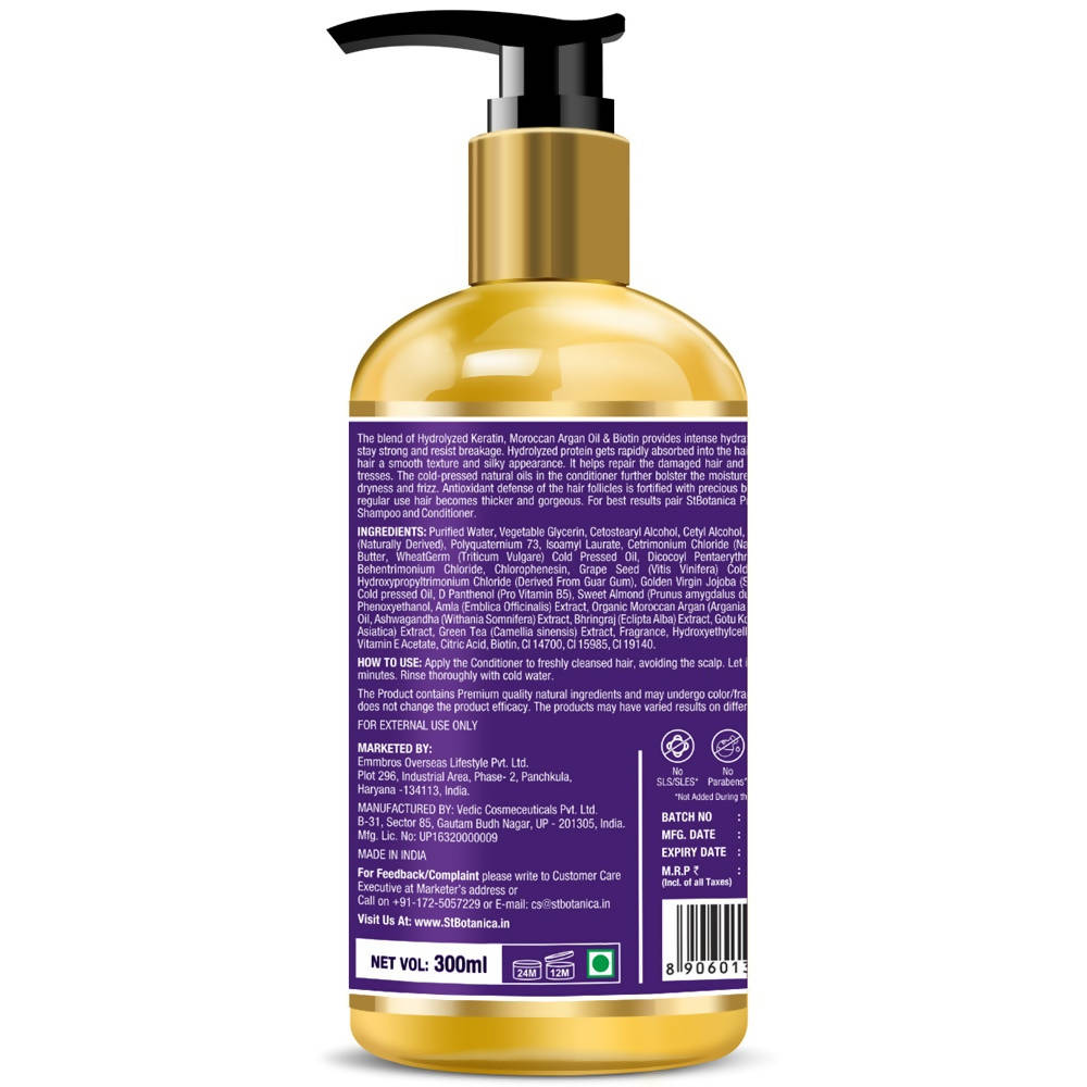 St.Botanica Pro Keratin & Argan Oil Conditioner | Grocsy