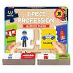 Webby Our Profession 2 Pieces Learning Pack Jigsaw Puzzle for Kids | Grocsy
